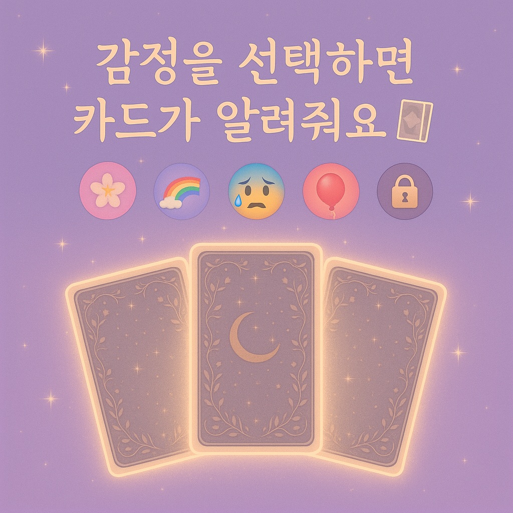 감정기반 타로리딩 체험하기